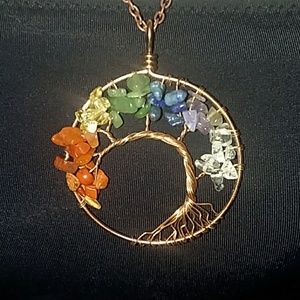 TREE OF LIFE PENDANT AND NECKLACE! NEW IN BOX